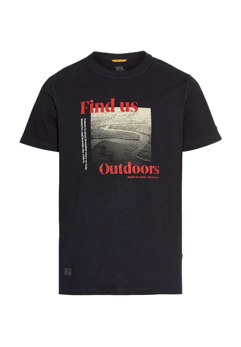 Herren T-Shirt mit Grafikdruck aus Bio-Baumwolle