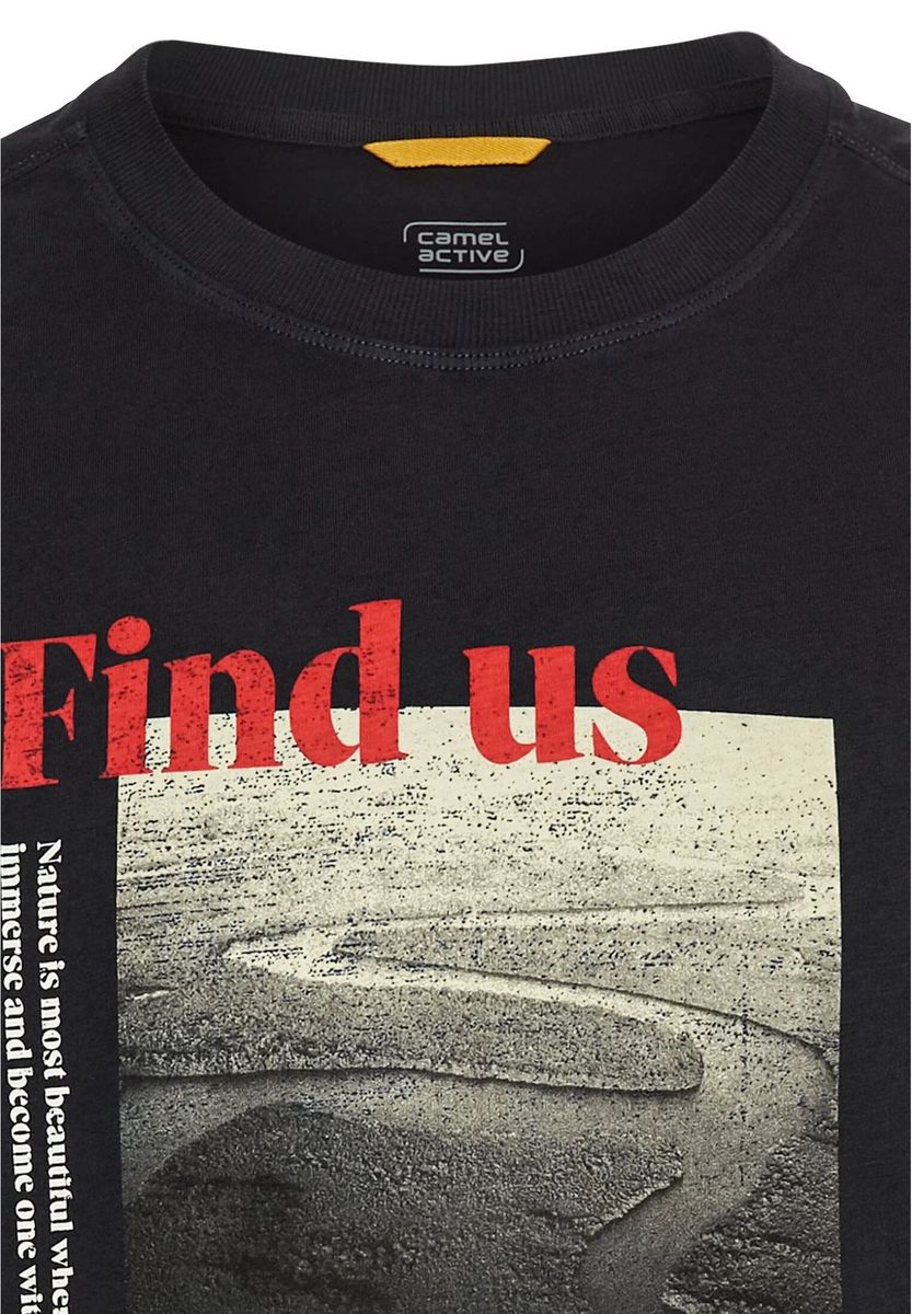 Herren T-Shirt mit Grafikdruck aus Bio-Baumwolle