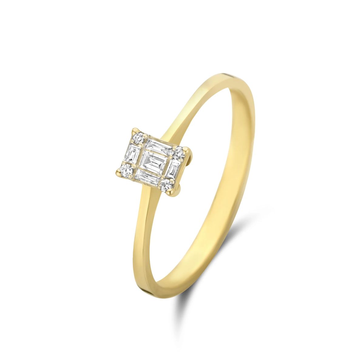 Geometrischer Diamant-Cluster-Ring