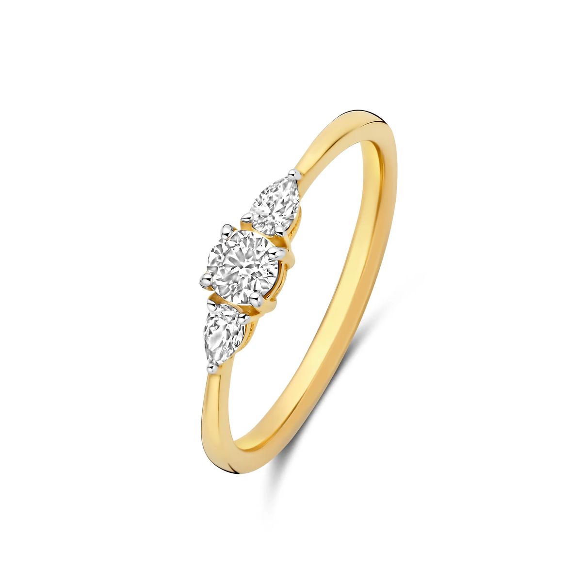 Nancy Drei-Steine-Diamantring