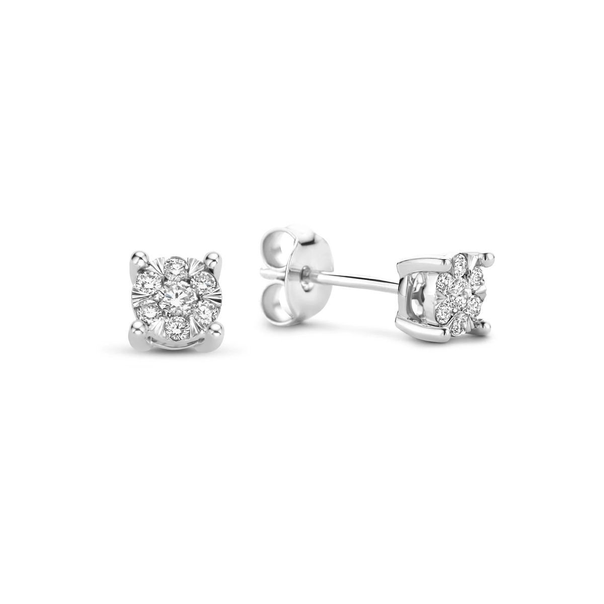 Diamant-Cluster-Ohrstecker