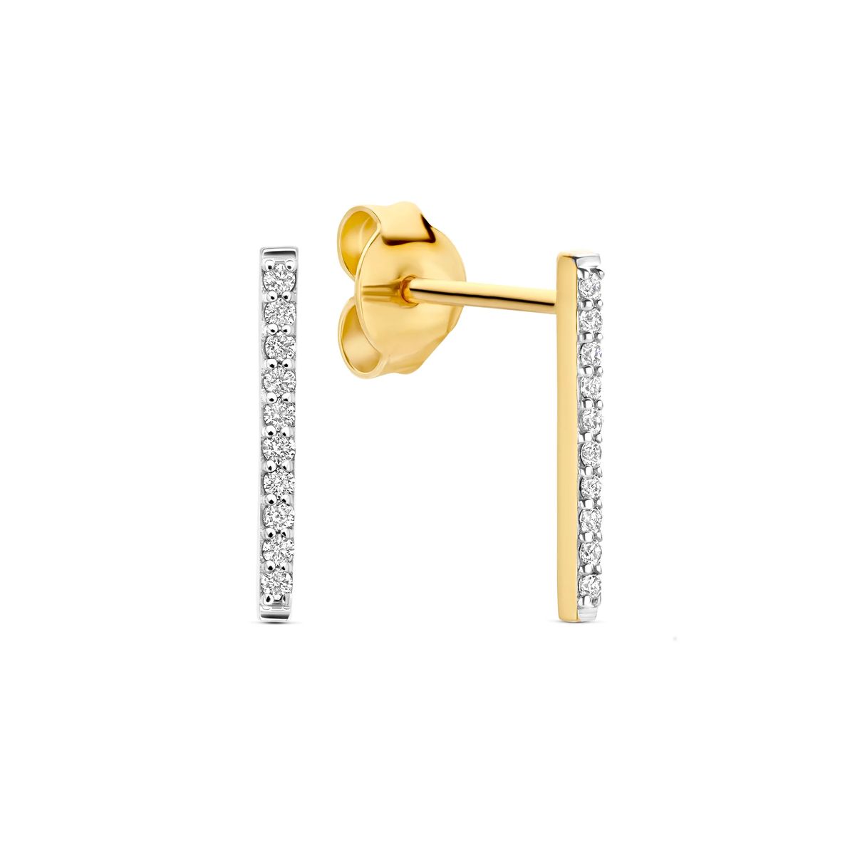 Diamant-Stabohrstecker aus Gold