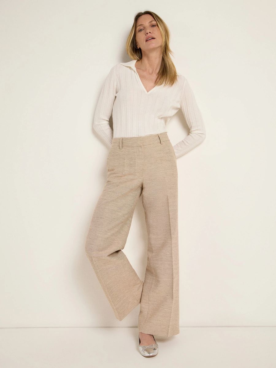 Klassische Marlenehose mit Bügelfalte