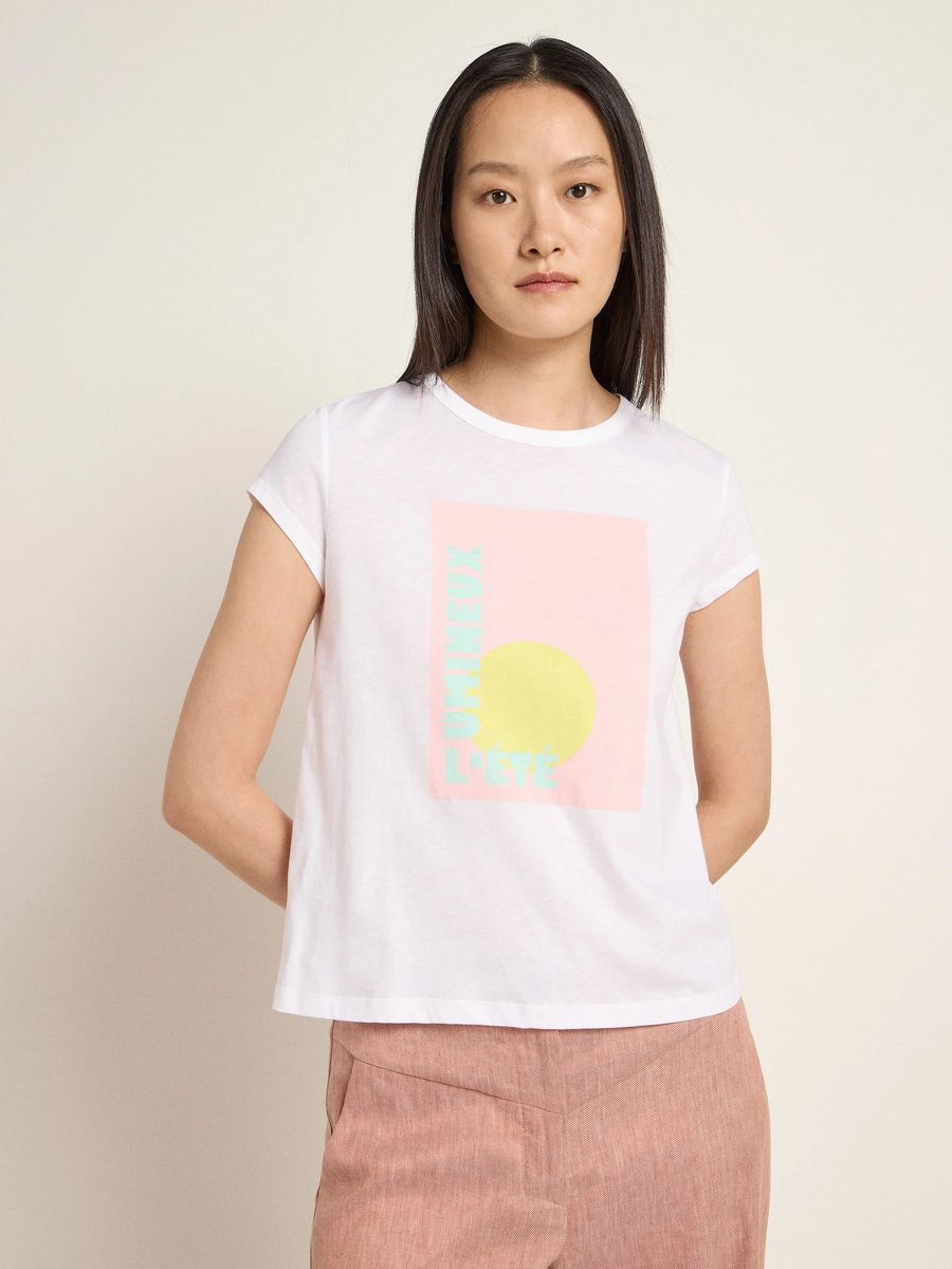 Grafik-Shirt Lumineux aus Bio-Baumwolle