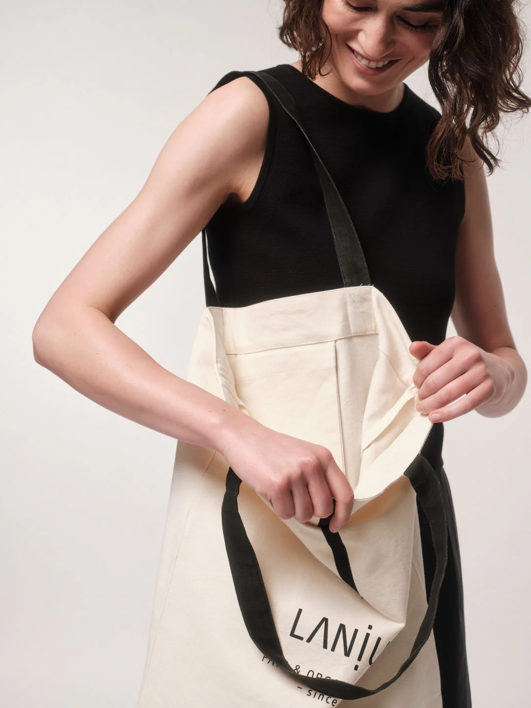 Stoffbeutel mit Statement-Print