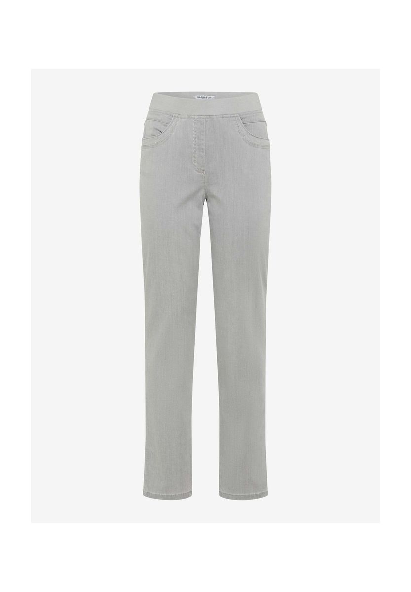 RAPHAELA BY BRAX Pamina Fun Jeans, Slim-Fit, Schlupf-Design, für Damen, grau, 36