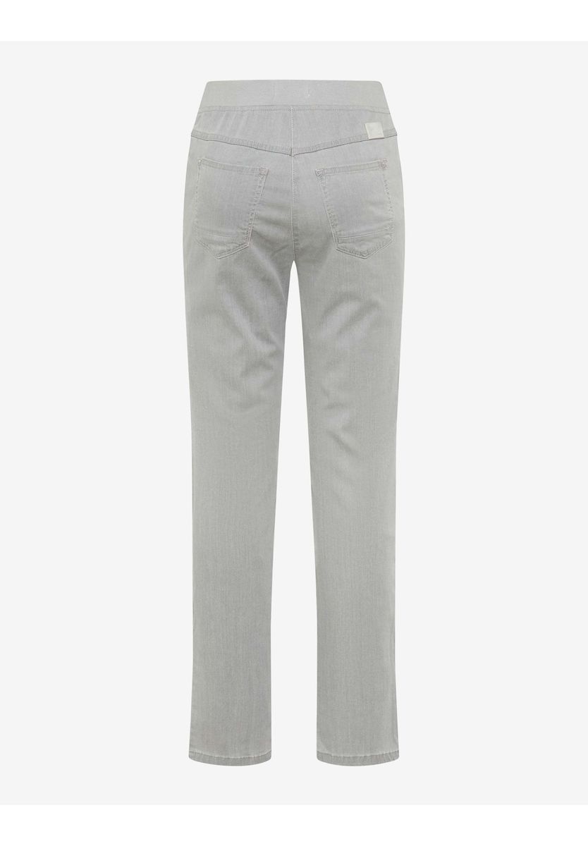 RAPHAELA BY BRAX Pamina Fun Jeans, Slim-Fit, Schlupf-Design, für Damen, grau, 36