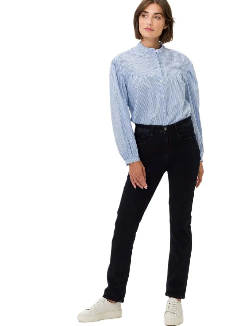 Klassische Regular-Fit 5-Pocket Damenjeans