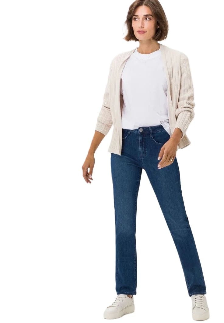 Klassische Regular-Fit 5-Pocket Damenjeans
