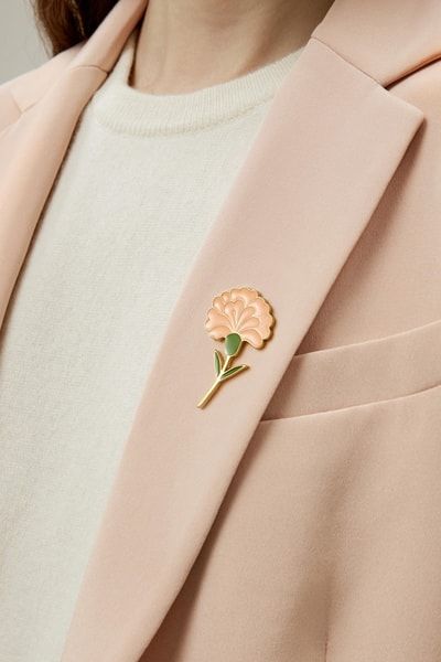 Elegante magnetische Nelken-Blumenbrosche