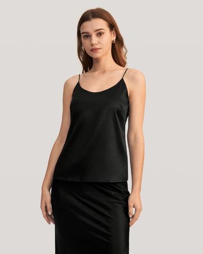 Seiden-Camisole mit integriertem BH