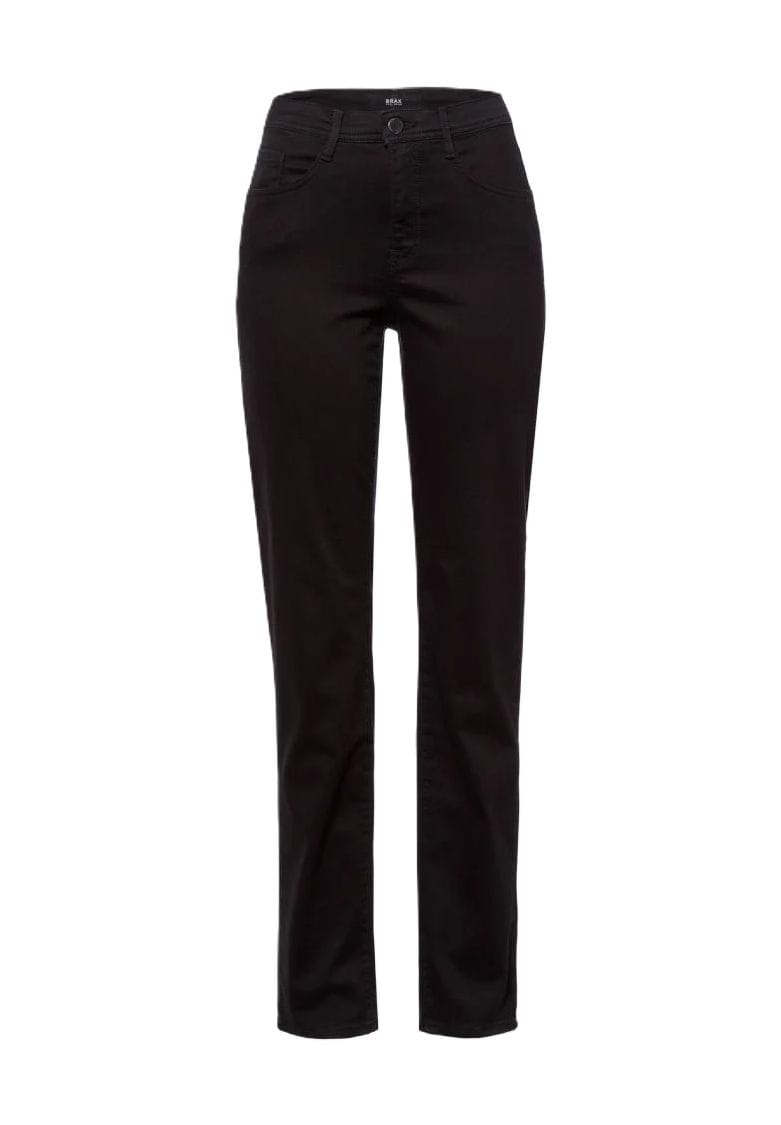 Klassische Gerade Geschnittene Schwarze Jeans