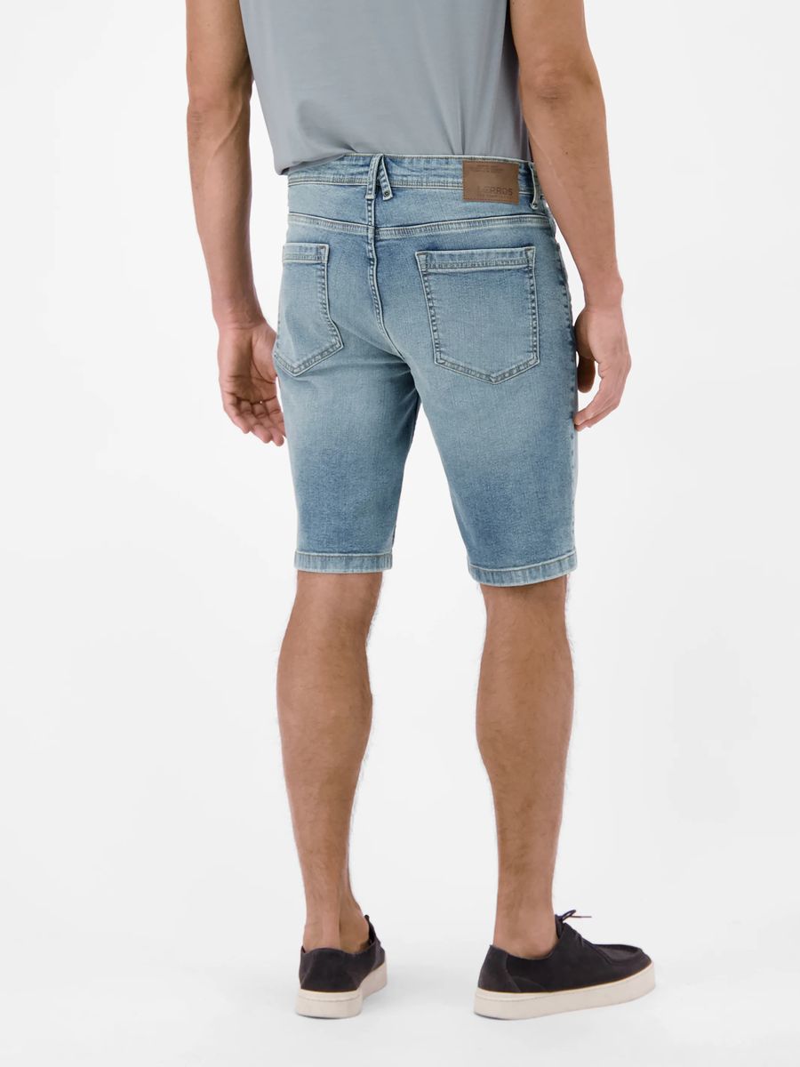 Flexible Denim-Bermuda-Shorts