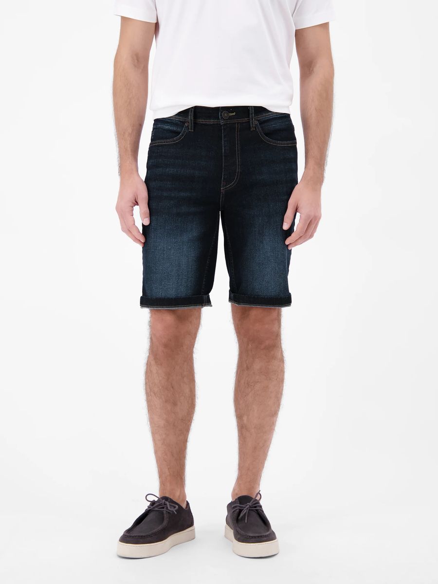 Flexible Denim-Bermuda-Shorts