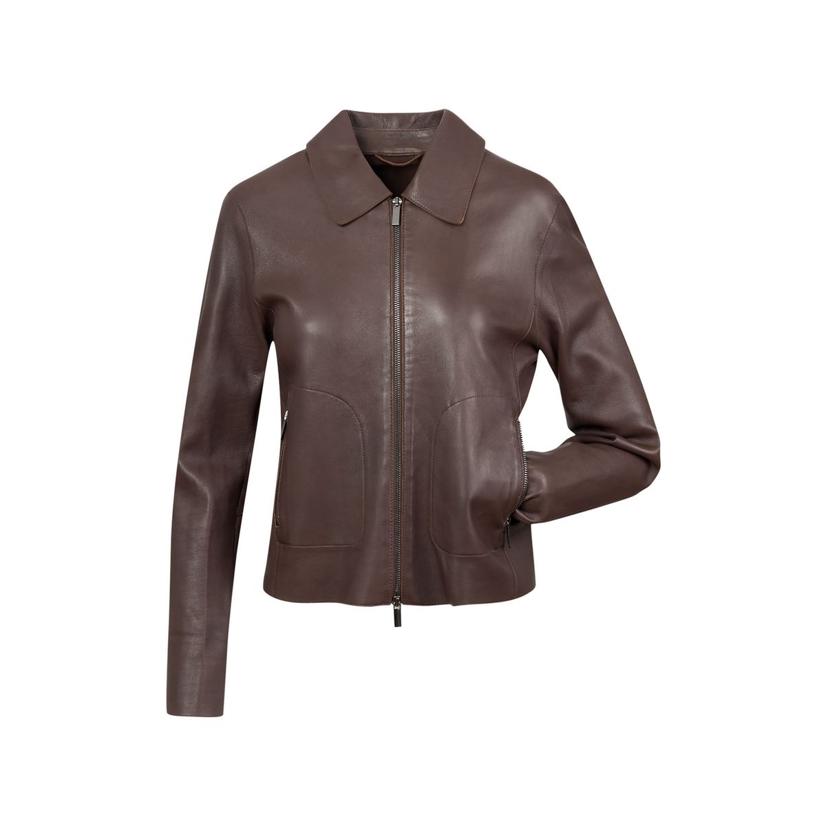 Cinja Klassische Glattlederjacke
