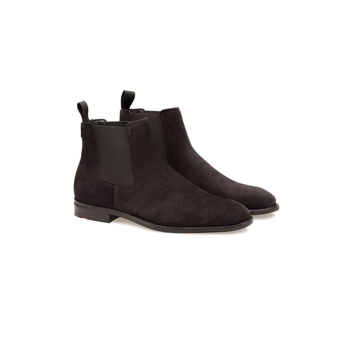 Klassische Chelsea-Boots mit Karree-Spitze