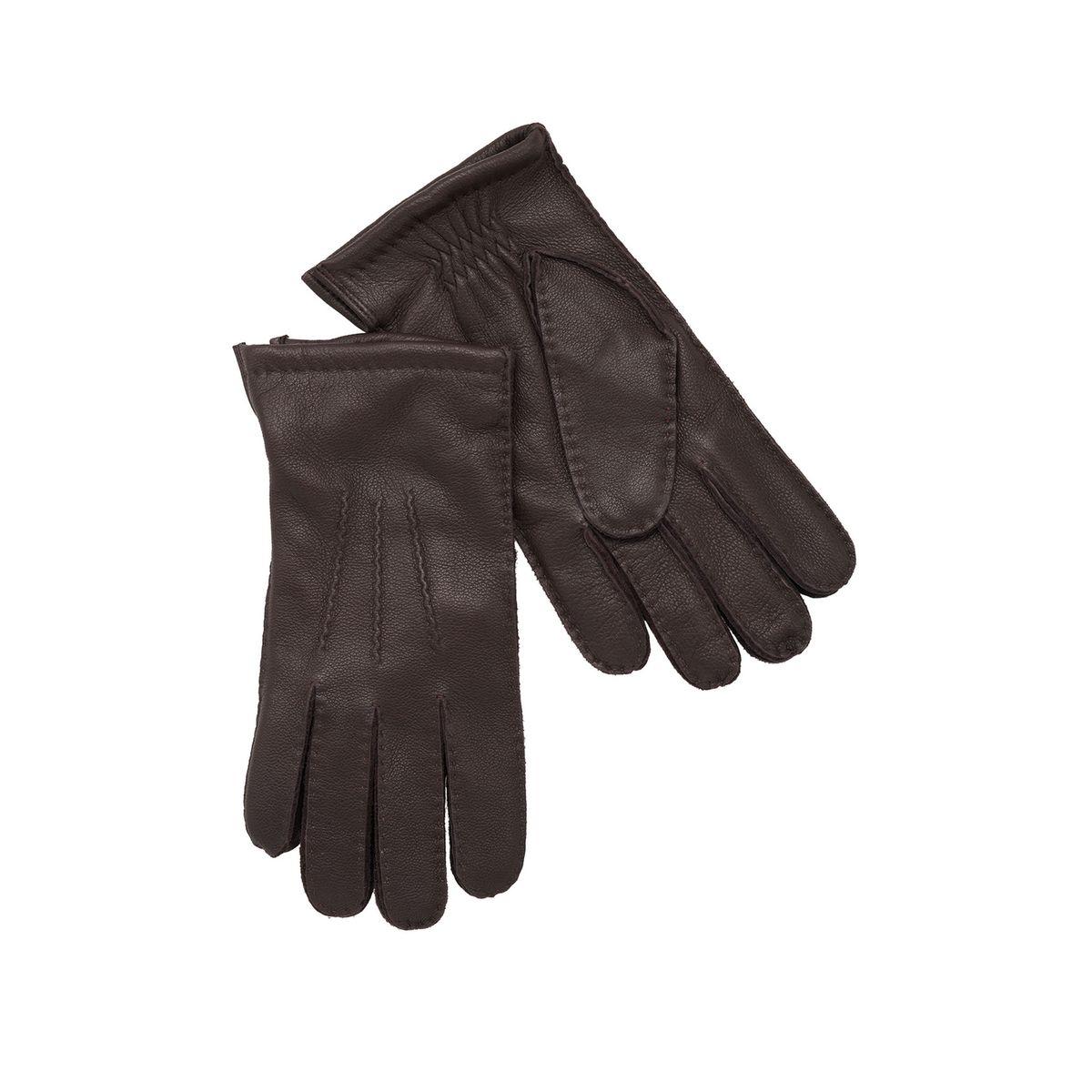 Elegante Hirschlederhandschuhe mit Wollfutter