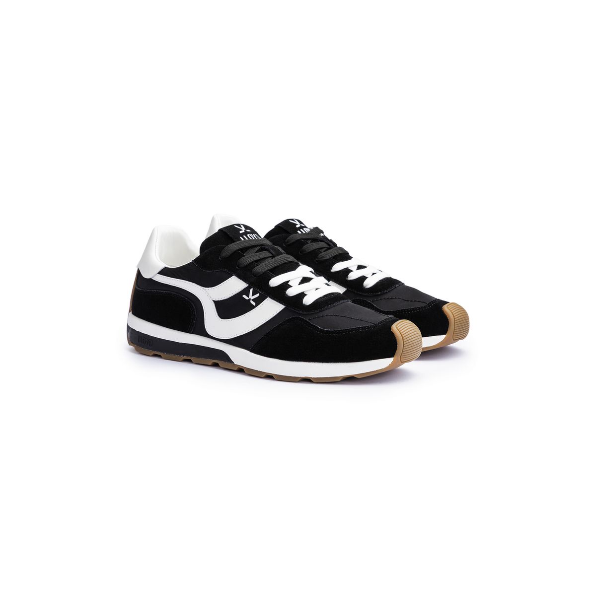 Retro-Low-Top-Leder-Sneaker