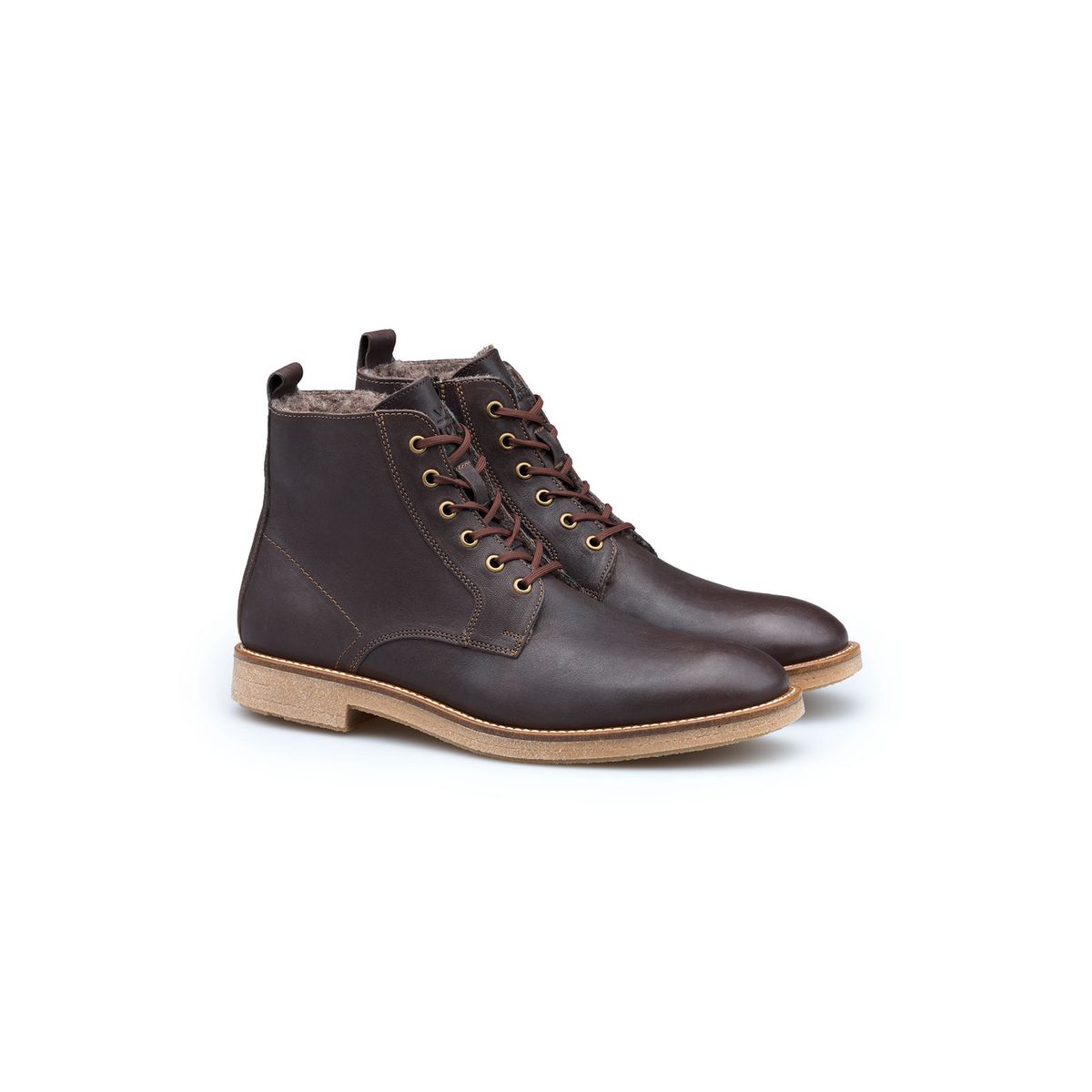 Origin Grained-Leder Stiefeletten