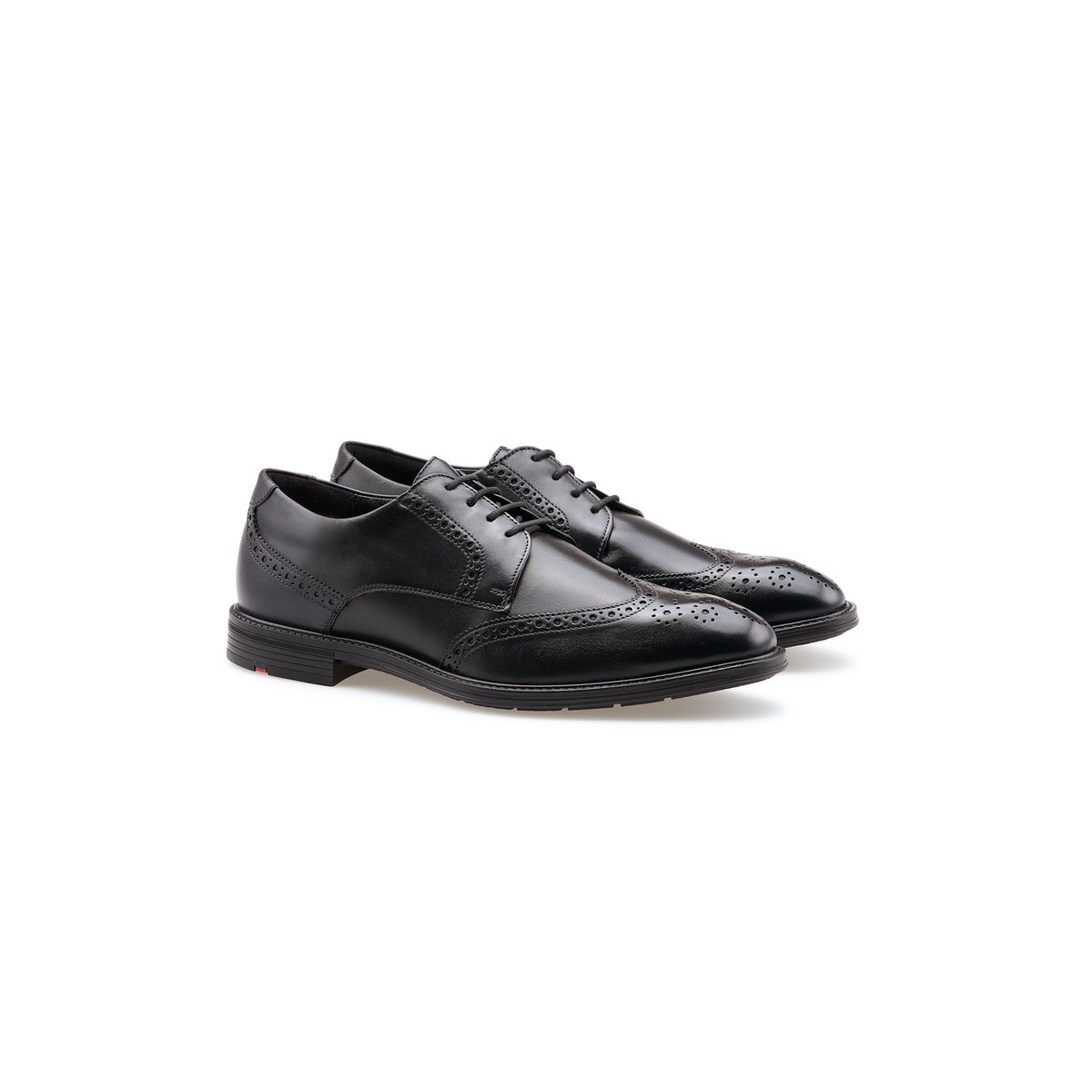Eleganter Brogue Leder Derby