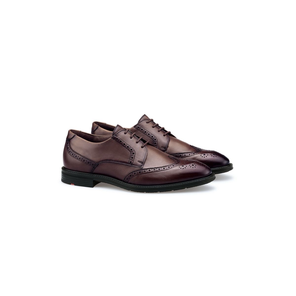 Elegante Brogue Derby-Schnürschuhe