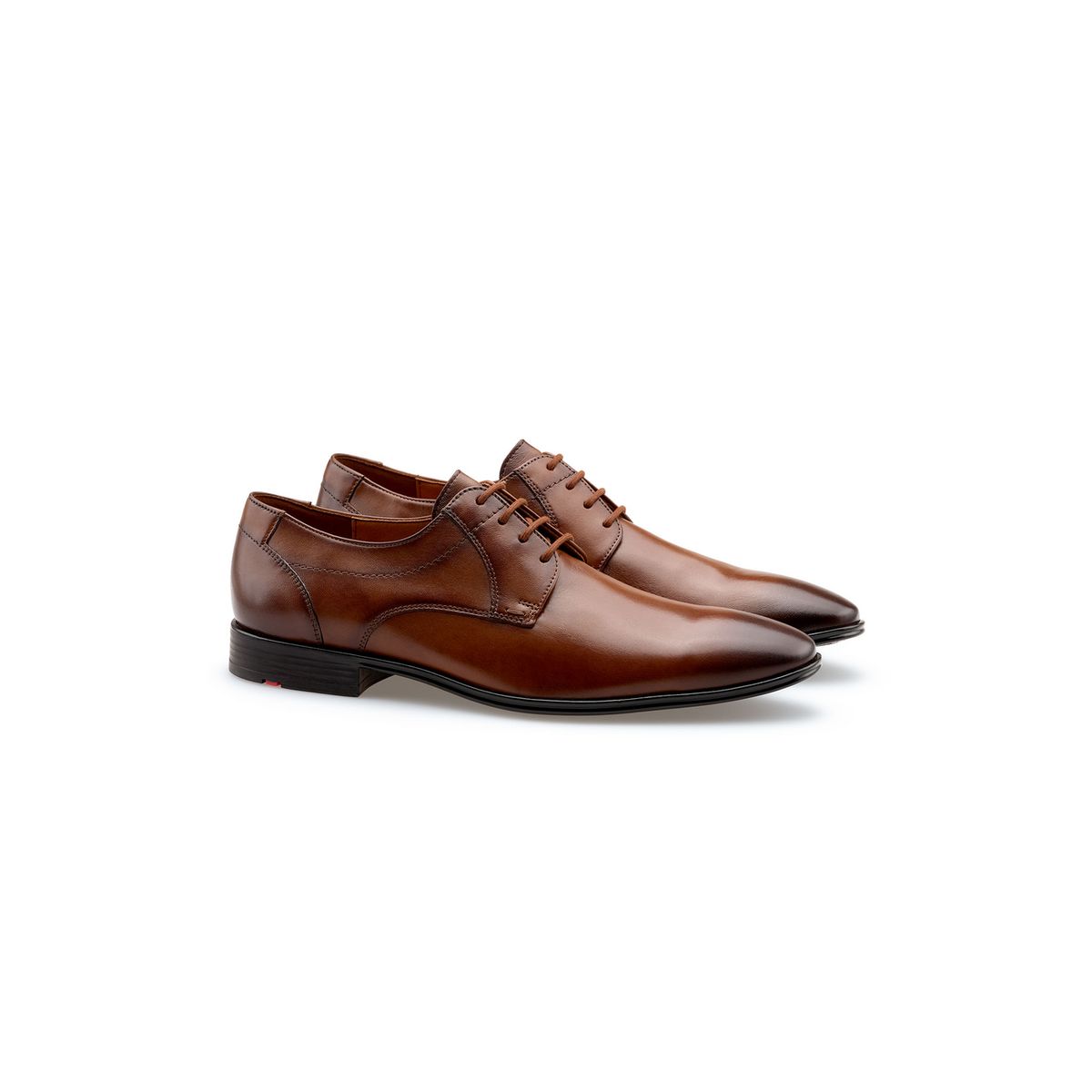 Klassische Derby-Schuhe aus Glattleder