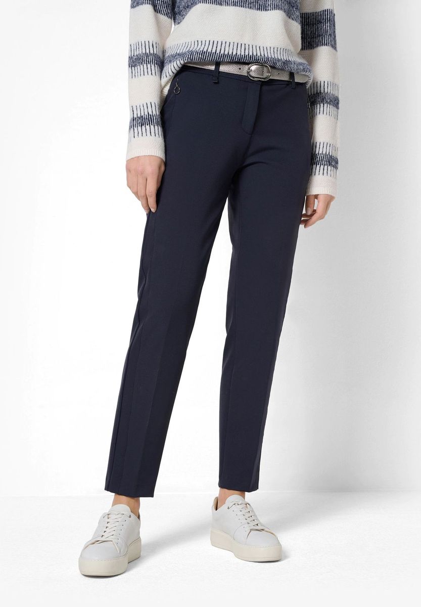 Klassische Cropped-Stretchhose für Damen