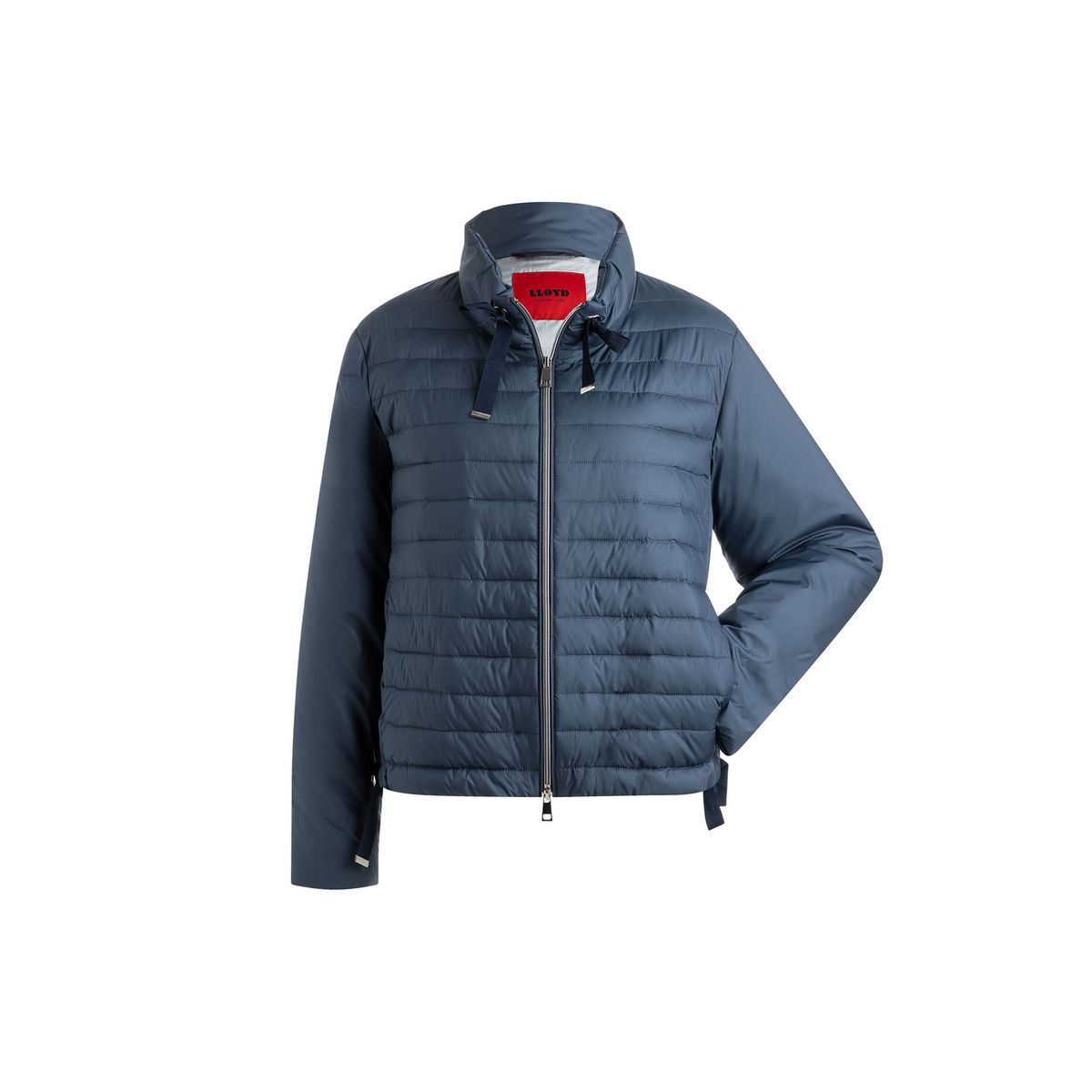 Gesteppte Hybridjacke mit Stehkragen