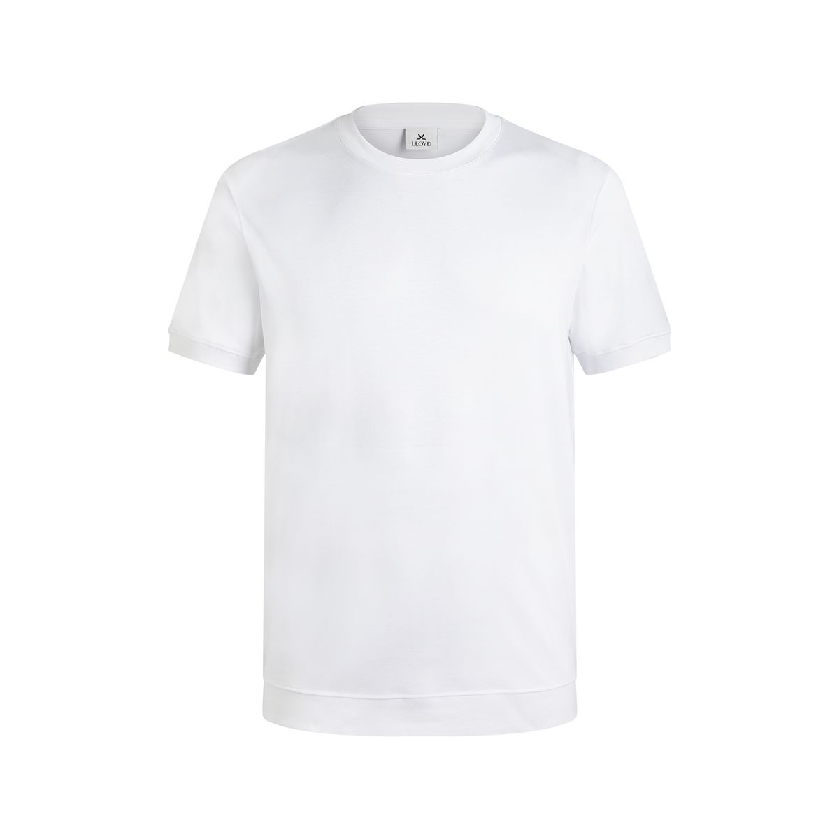 Klassisches Rundhals-T-Shirt aus Baumwolle