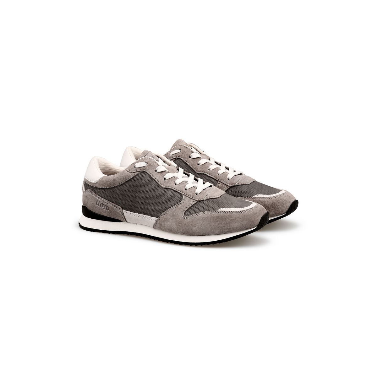 Klassische Low-Top-Sneaker aus Materialmix