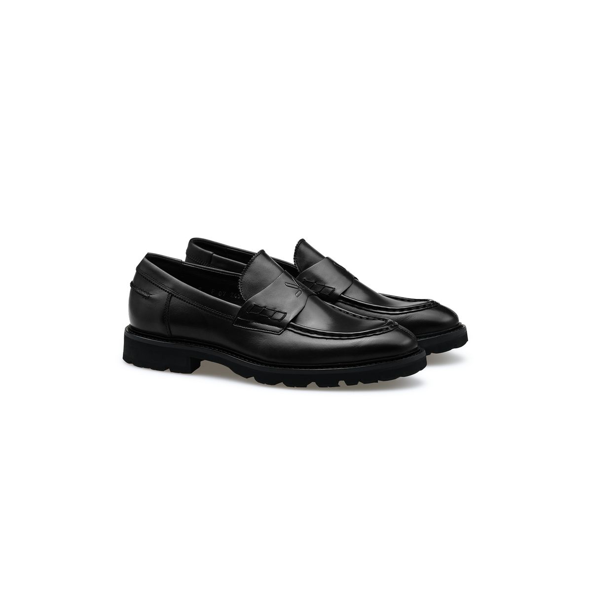 Klassische Penny Loafer aus Glattleder
