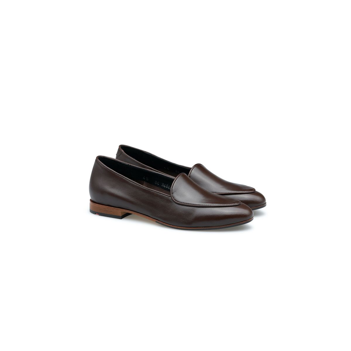 Raffinierte Slipper aus Glattleder
