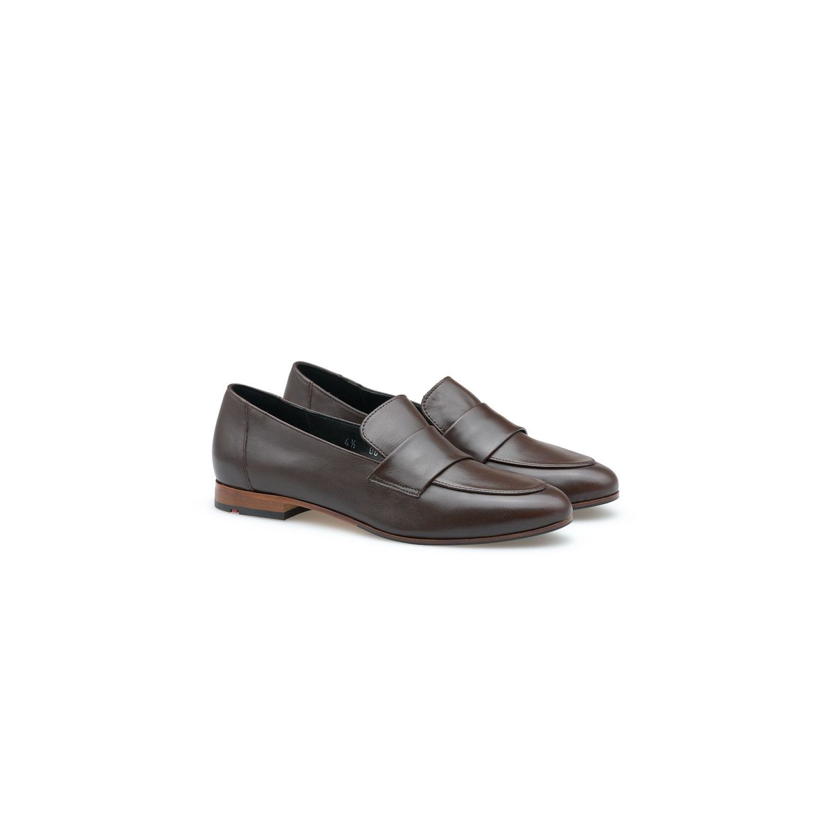 Elegante Glattleder-Slipper Loafer