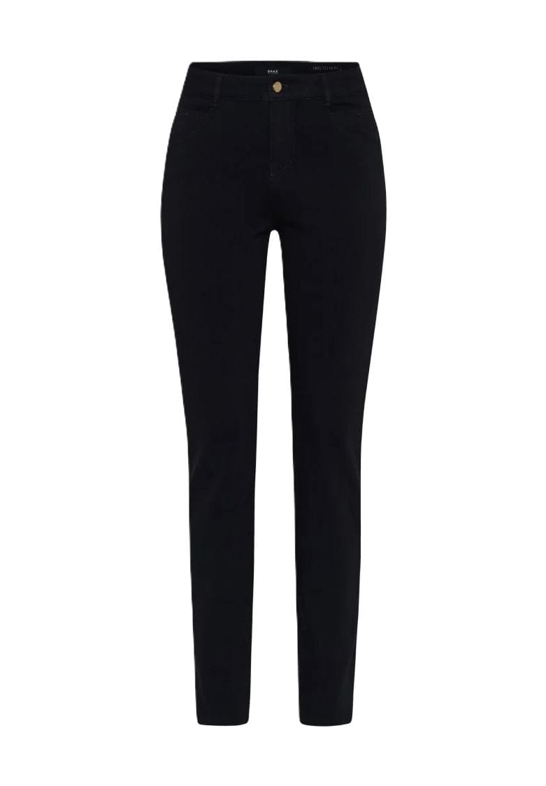 Schmal geschnittene Stretch-Baumwollhose