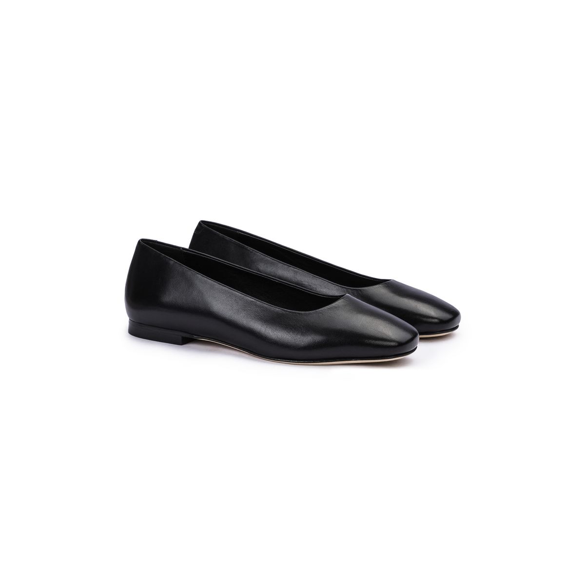Elegante Ballerinas mit Karree-Spitze