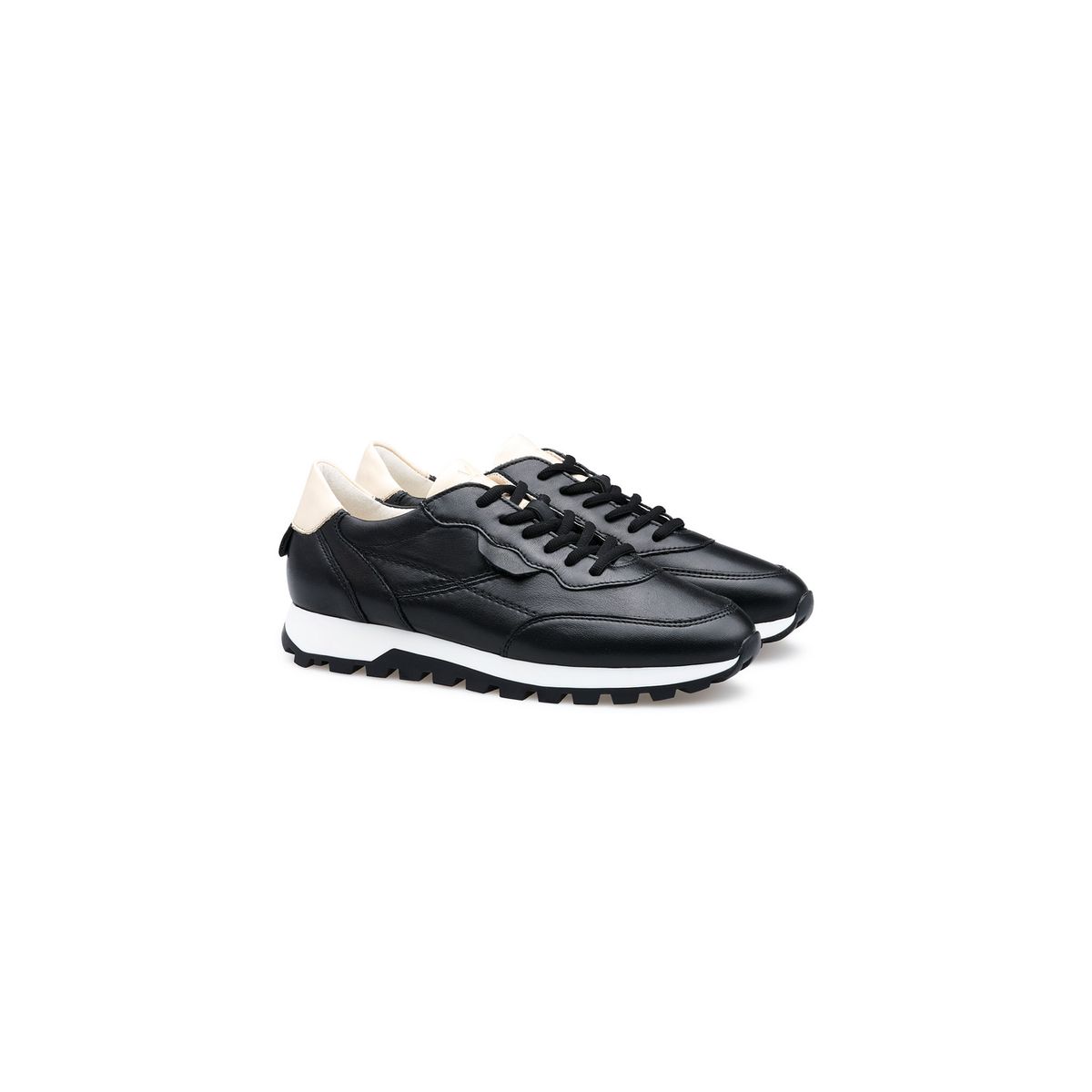 Low-Top Sneaker aus Glattleder