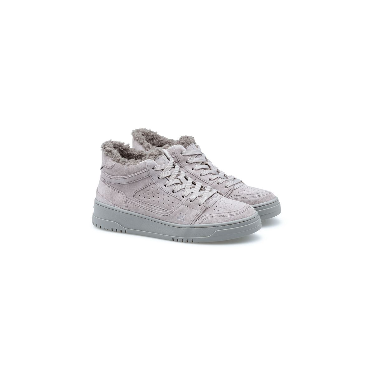 Gefütterter Mid-Top aus Rauleder