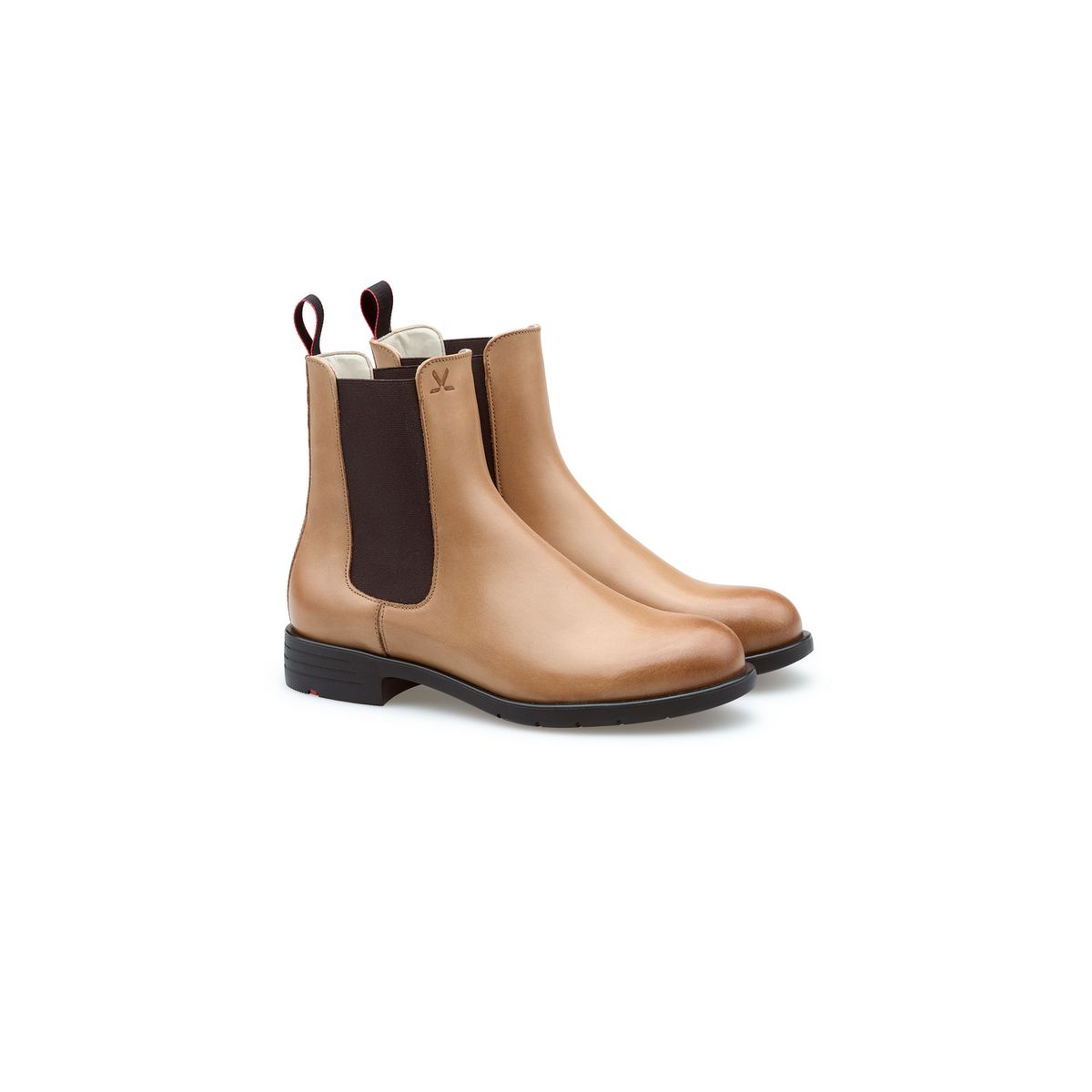 Klassische Chelsea-Boots aus Glattleder
