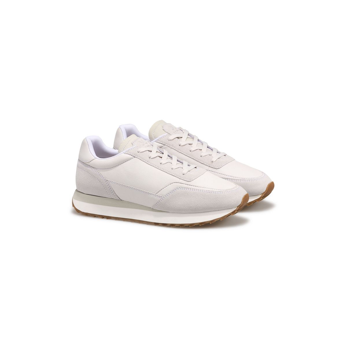 Lederkombination Low-Top