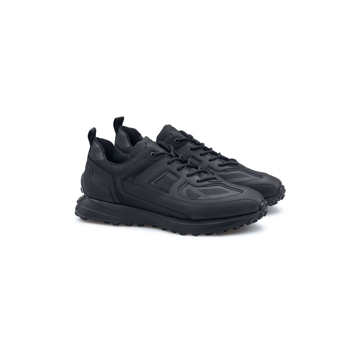 Sportliche Low-Top-Sneaker im Materialmix