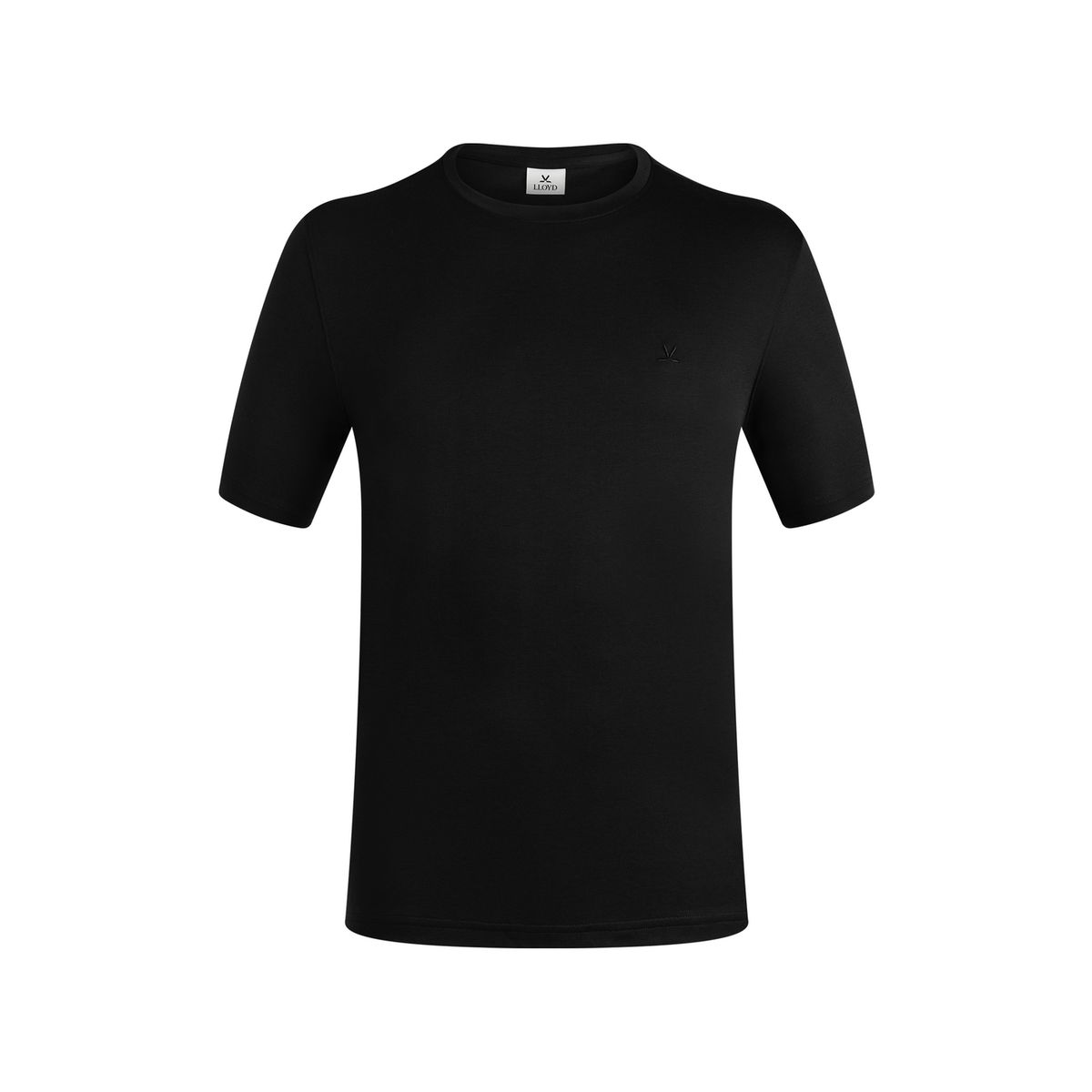 Klassisches Rundhals-T-Shirt aus Pima-Baumwolle