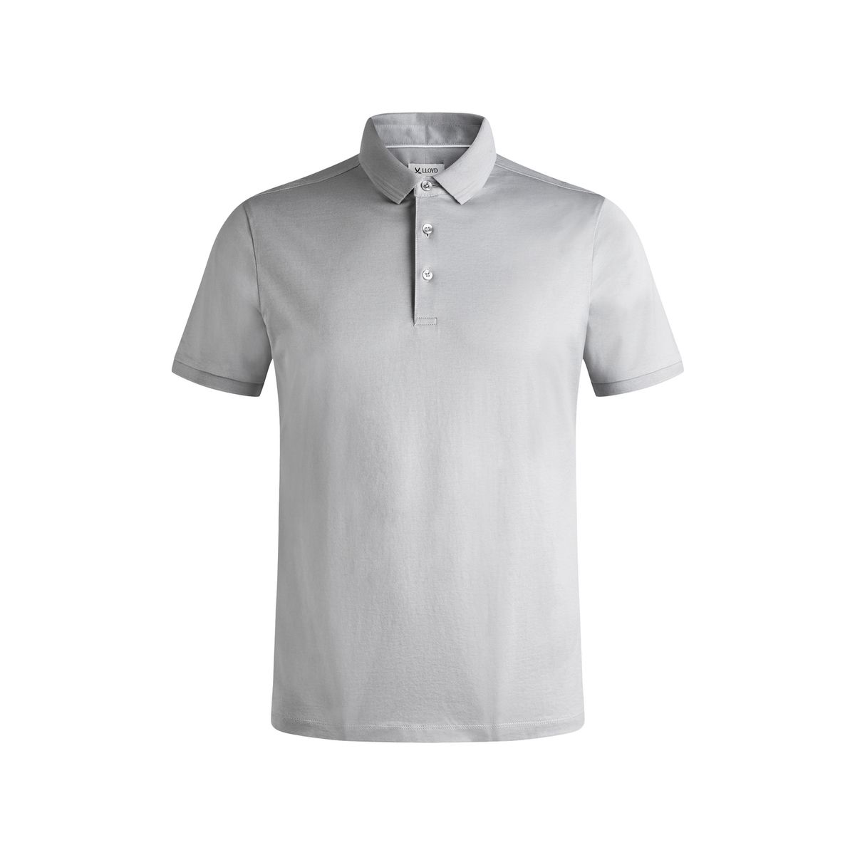 Kurzarm-Poloshirt aus merzerisierter Baumwolle