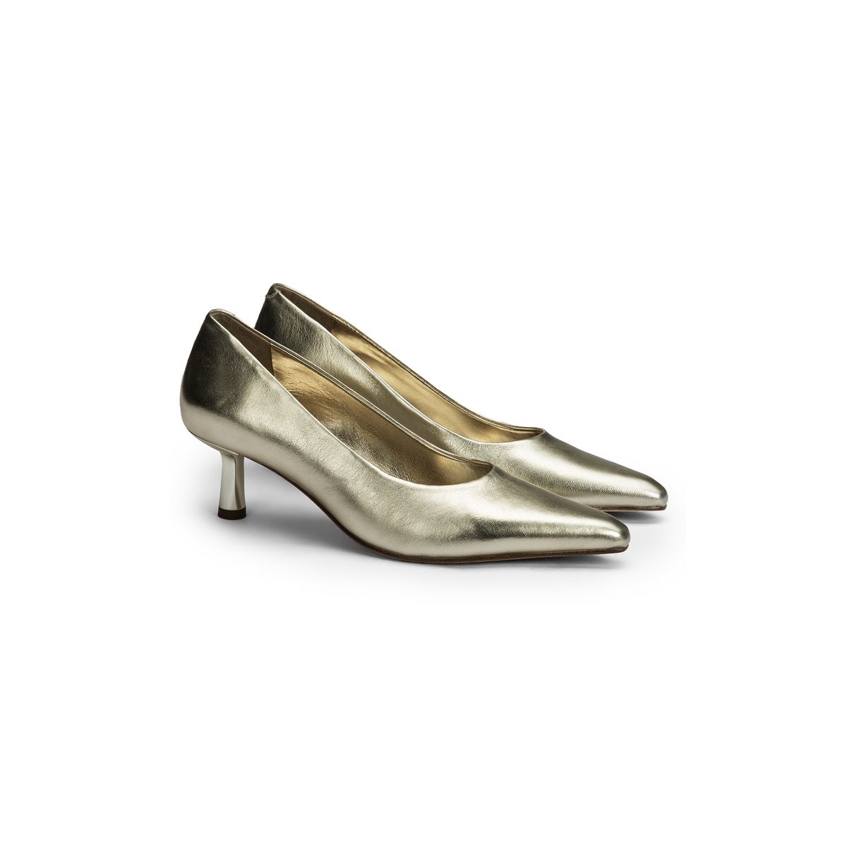Elegante Lederpumps mit spitzer Kappe