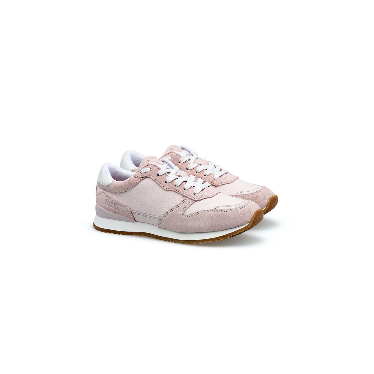Klassische Low-Top Sneaker im Materialmix