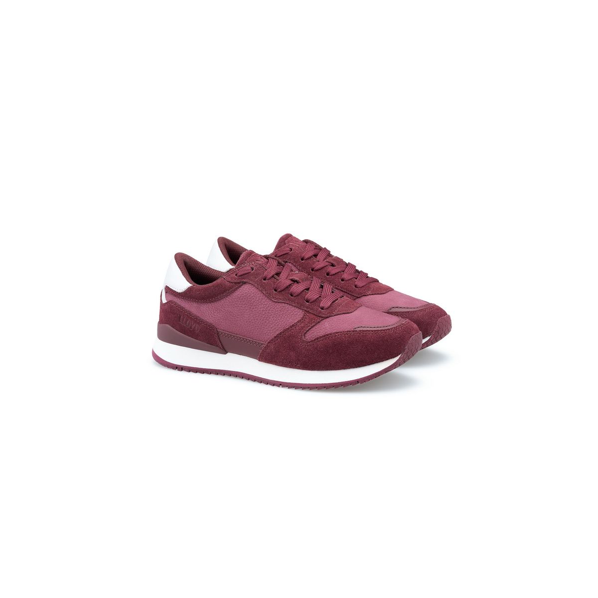 Dynamischer Leder-Mix Freizeit-Sneaker
