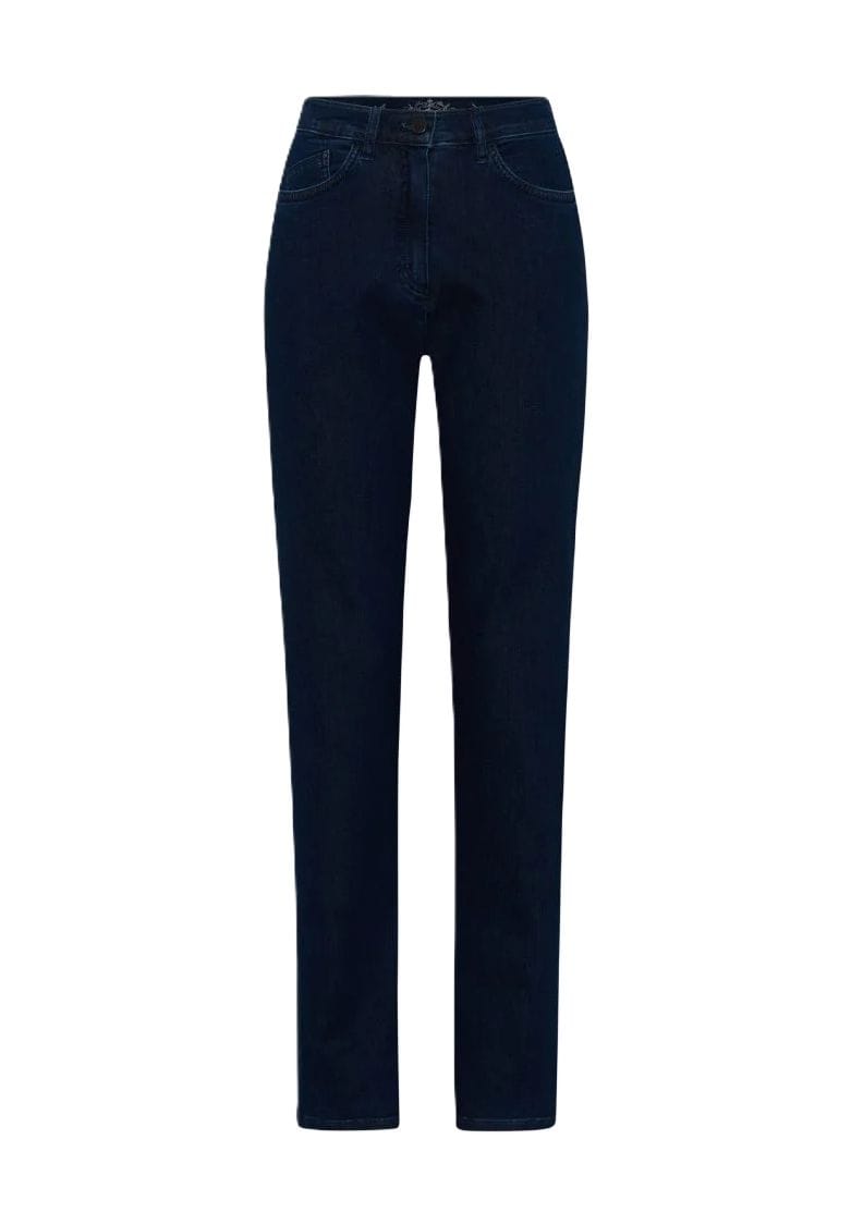 RAPHAELA BY BRAX Jeanshose, Five-Pocket, für Damen, blau, 38