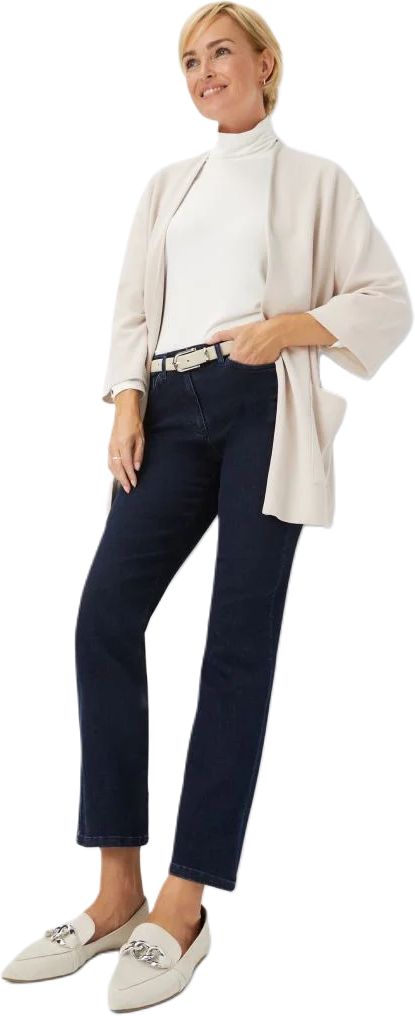 RAPHAELA BY BRAX Jeanshose, Five-Pocket, für Damen, blau, 38