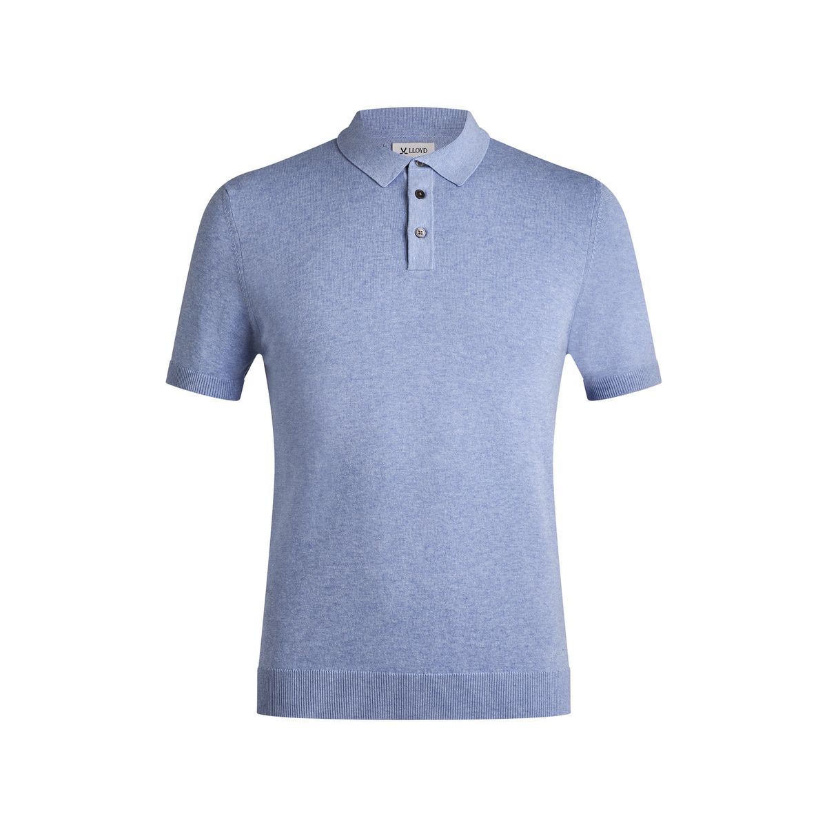 Kurzärmliges Strick-Poloshirt