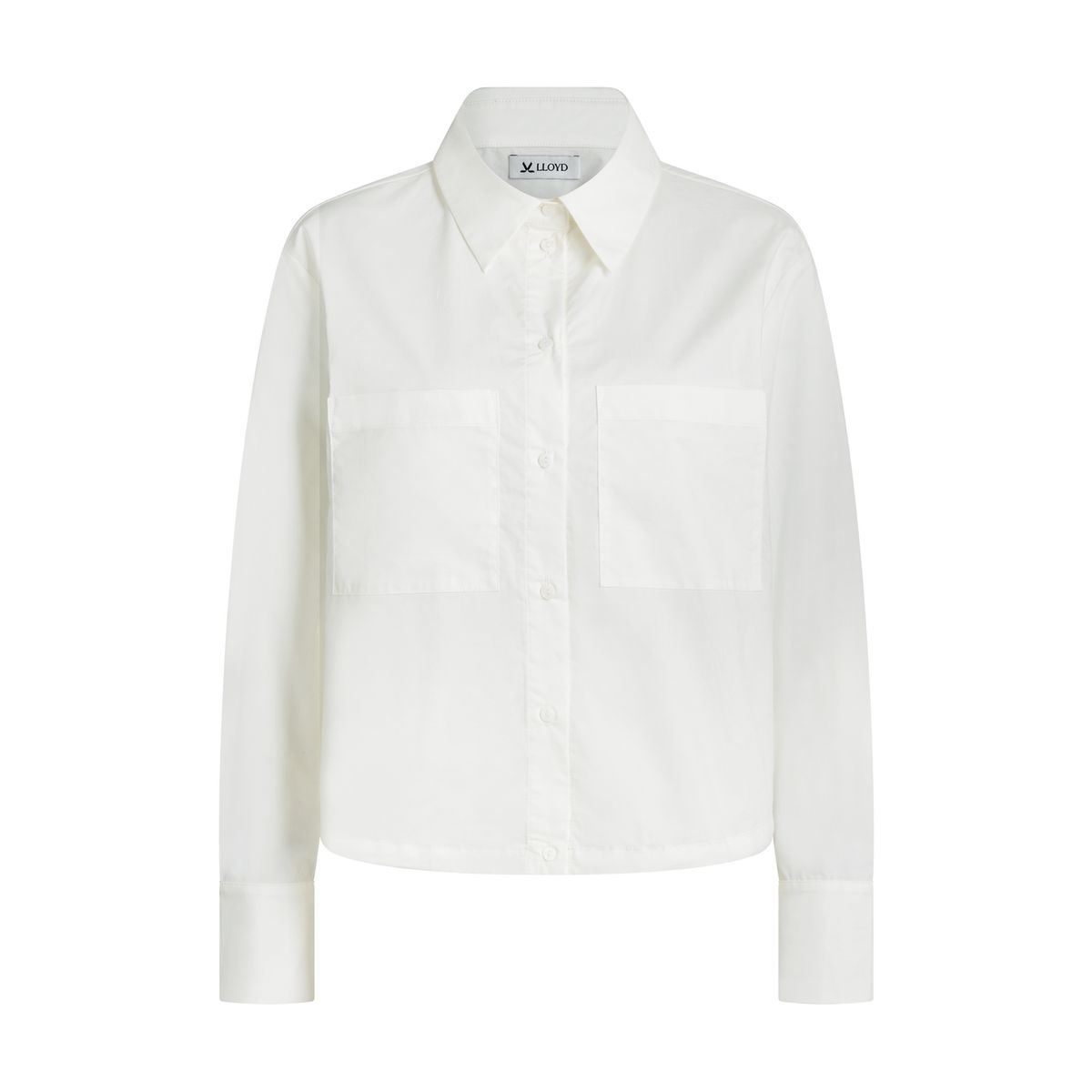 Minimalistische Boxy-Baumwollbluse