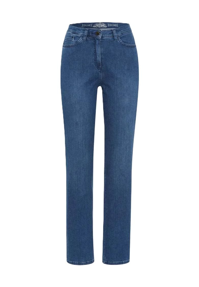 RAPHAELA BY BRAX Jeanshose, Five-Pocket, für Damen, blau, 36